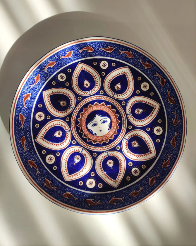 persian handicrafts provided by maryam sadeghian gallery