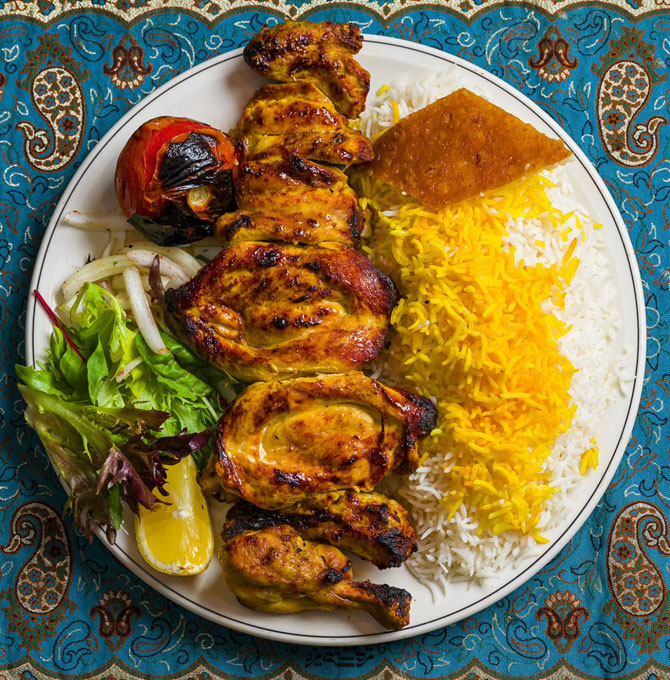 persian handicrafts provided by persian halal restaurant