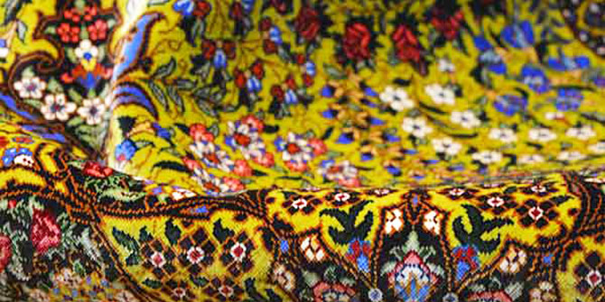 Keramatian Persian Silk Rug