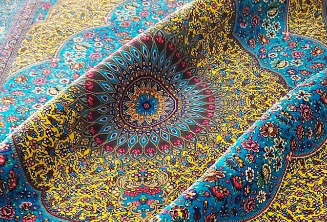 Najafzadeh Persian Silk Rug